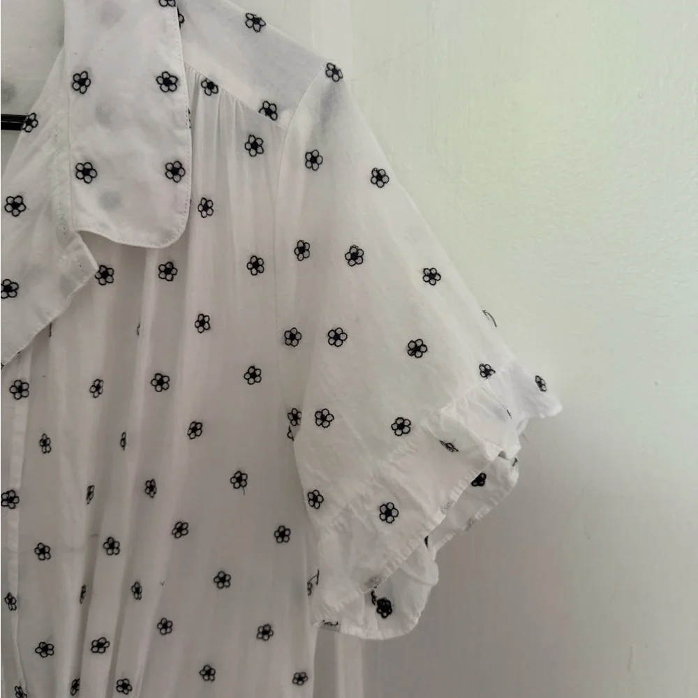 Alex Mill Daisy Field Dress in White Size M - Picture 5 of 6